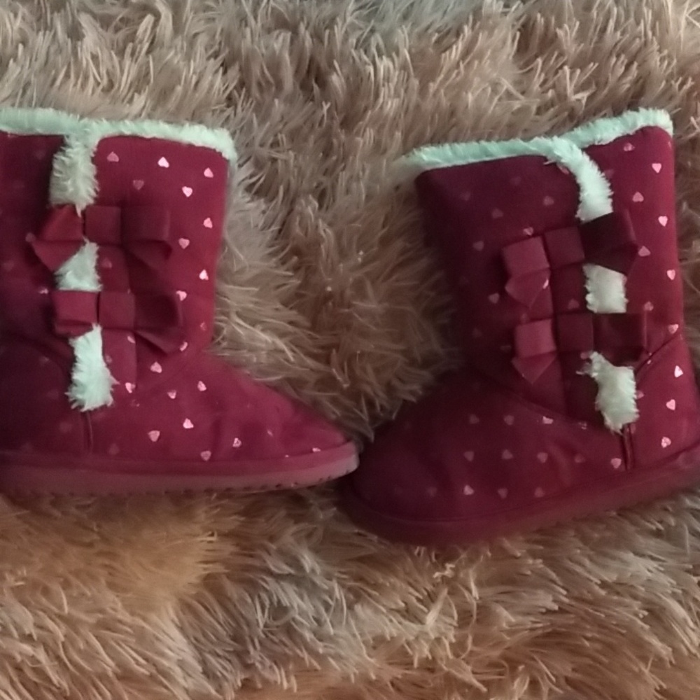 Pink boots used but great shape